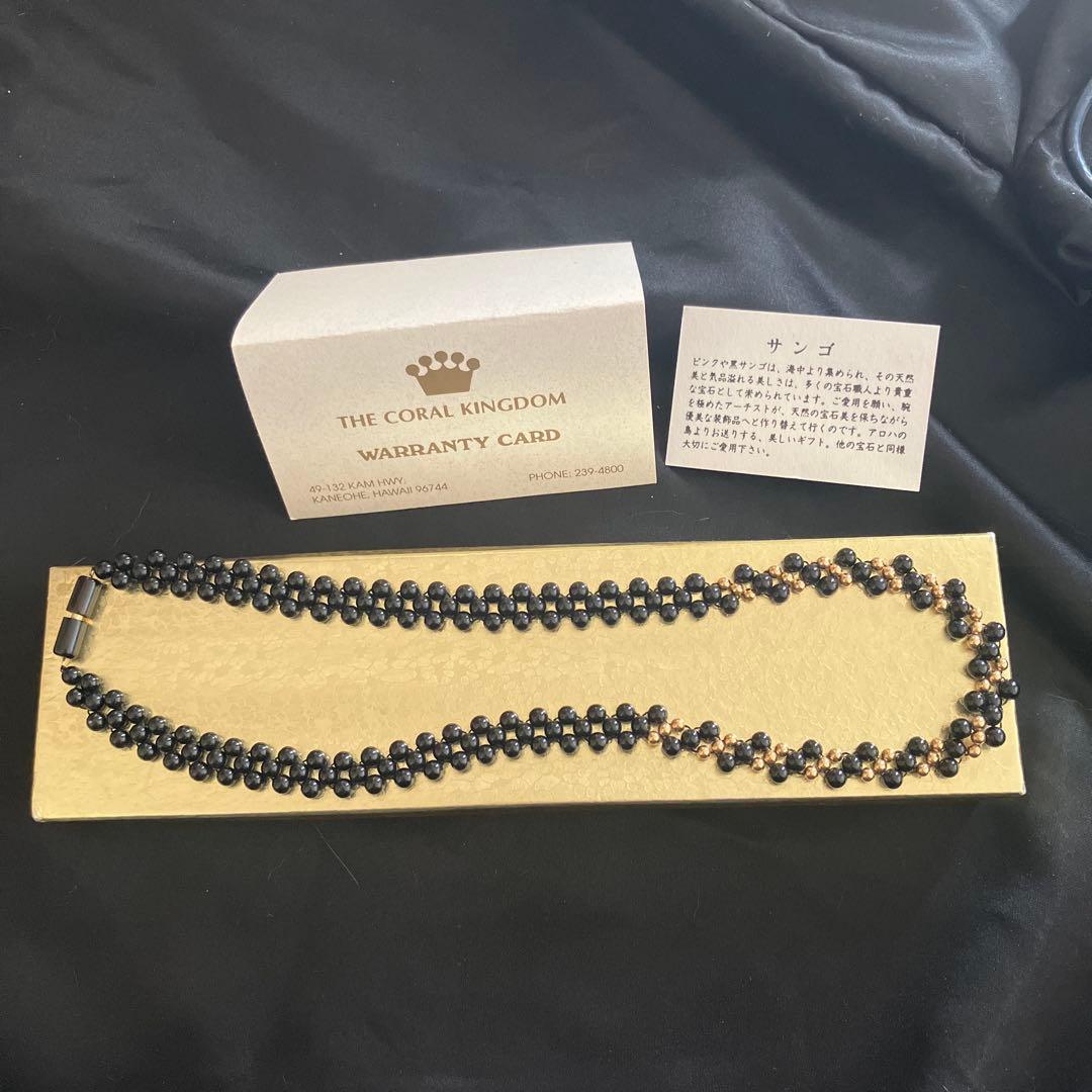 黒珊瑚 THE CORAL KINGDOM 14K ネックレス ハワイ - メルカリ