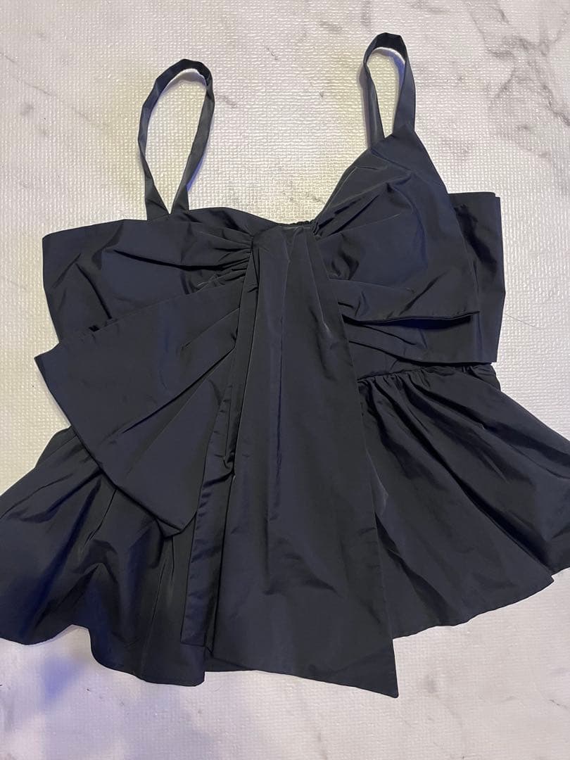 フレイアイディー　ブラックキャミソール アメスリカップインキャミソール(キャミソール)｜トップス｜FRAY I.D