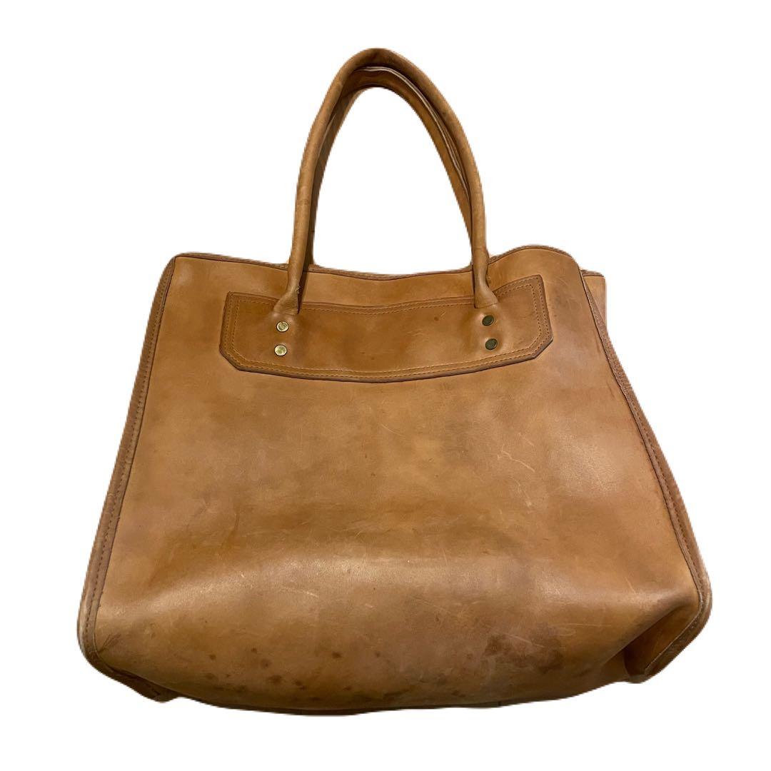 80s〜 GOKEYS ゴーキーズ レザー トートバッグ 大容量 ブラウン - メルカリ