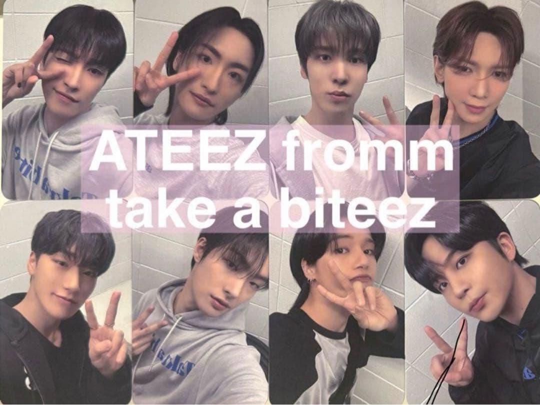 ATEEZ アチズ fromm take a biteez トレカ セット ATEEZ アチズ fromm take a biteez トレカ セット - メルカリ