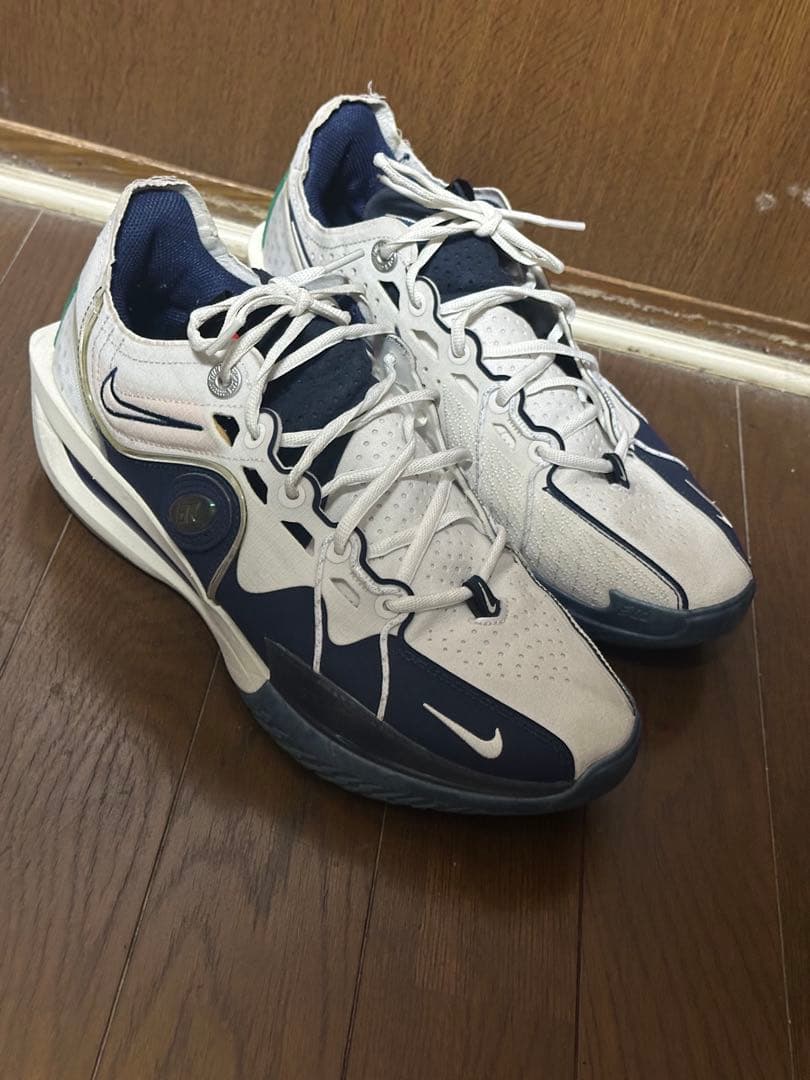最終値下げ　Nike ナイキ GTカット3 ホワイト/ネイビーバッシュ NIKE公式】ナイキ G.T. カット 3 EP バスケットボールシューズ