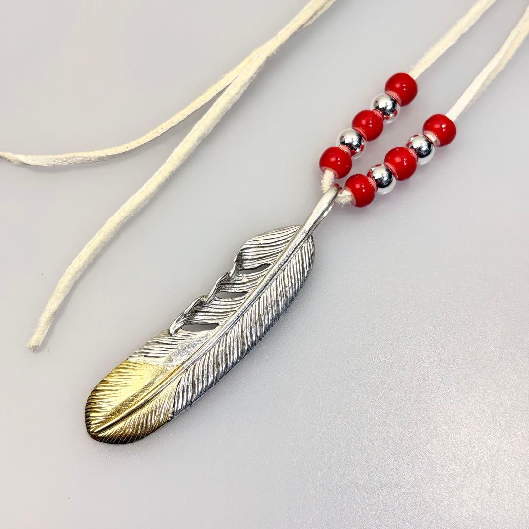 TADY&KING ネックレス カスタム 先金フェザー 特大 LL k18 - メルカリ