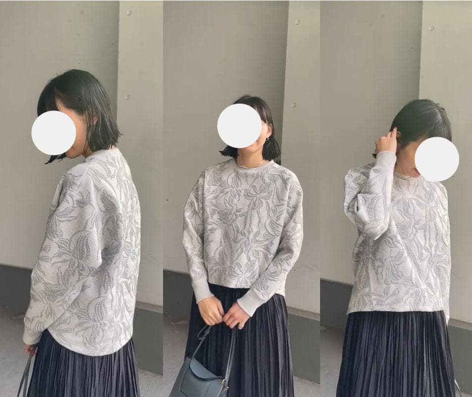 美品 ユナイテッドアローズ TOKYO 1,8万 フラワー柄 スウェット 579