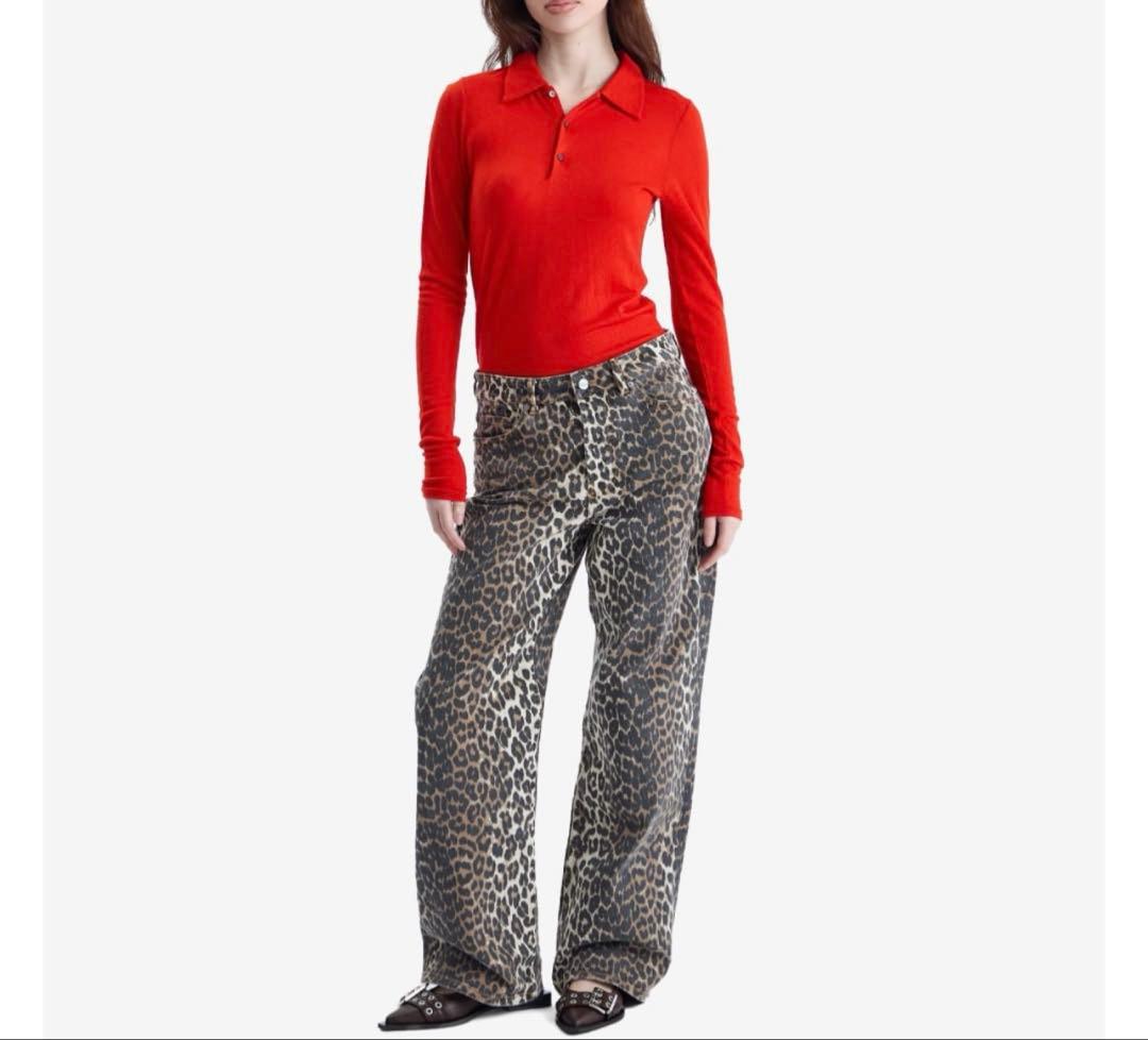 GANNI IZEY レオパード デニム 27