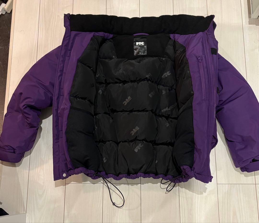 FTC エフティーシー パープル ダウンジャケット フード付き - メルカリ