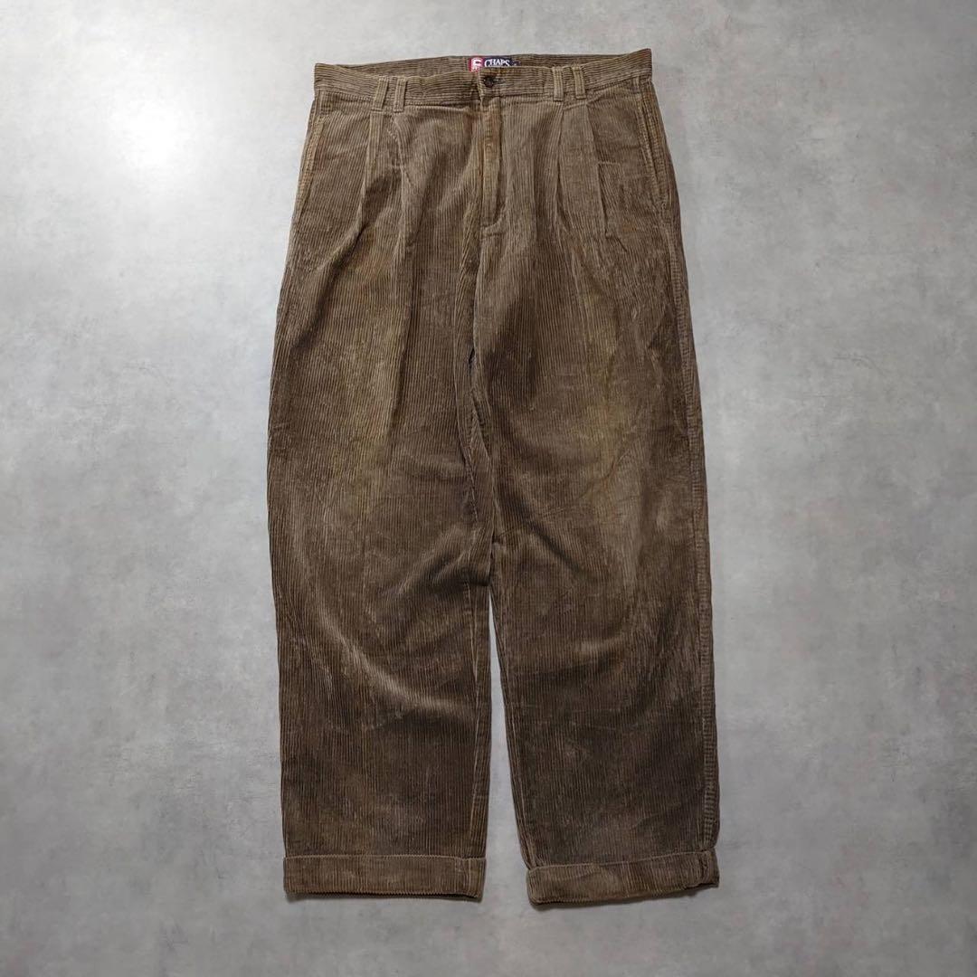 CHAPS Ralph Laurenコーデュロイパンツ古着ブラウンK252 - メルカリ