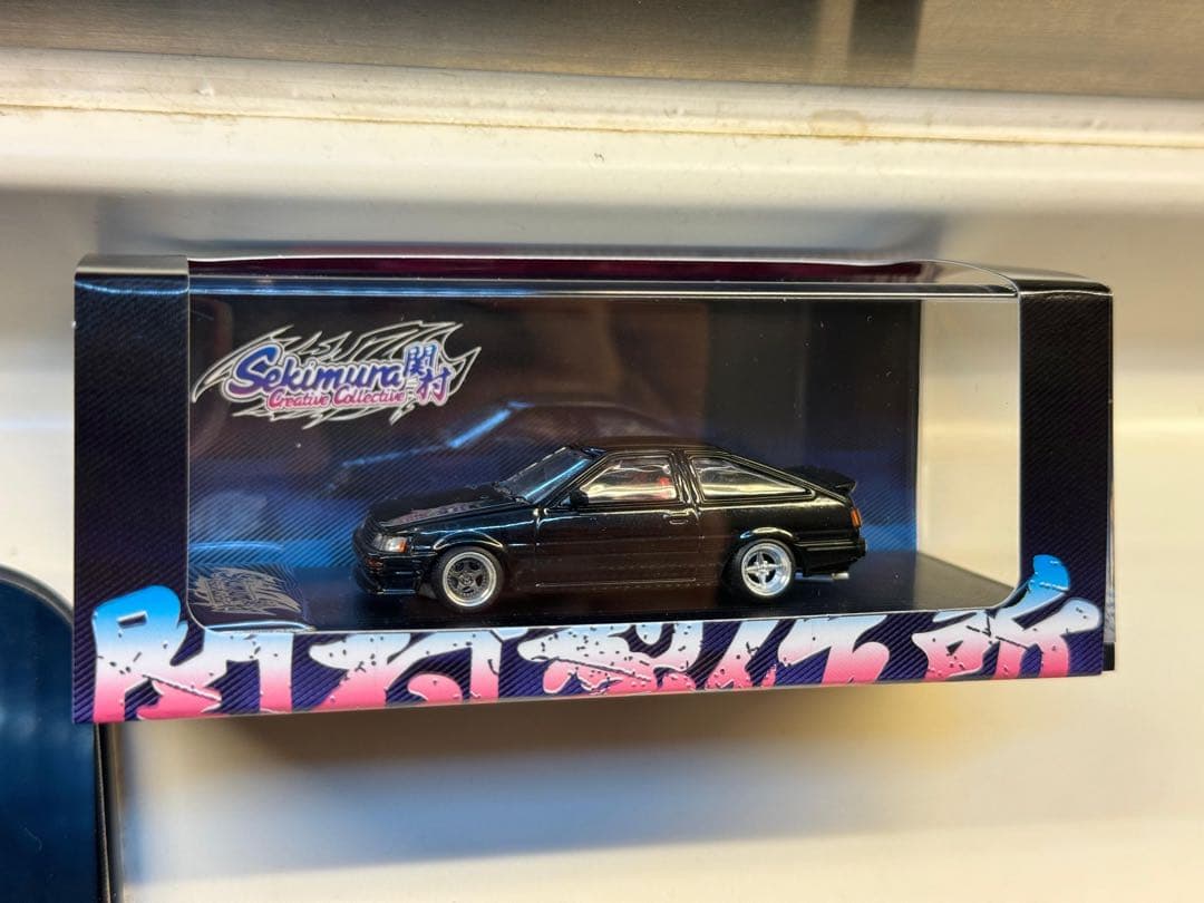 1/64 TRD 風 トヨタAE86 Levin 改 Work CR01 - メルカリ