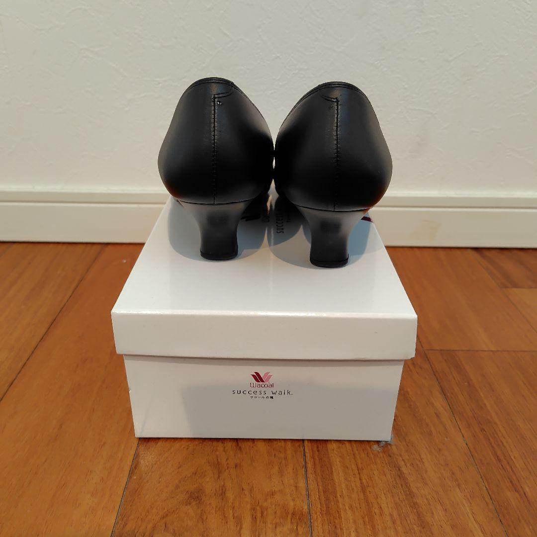 美品✨️SUCCESS WALK ブラックパンプス WFN050 23.5cm
