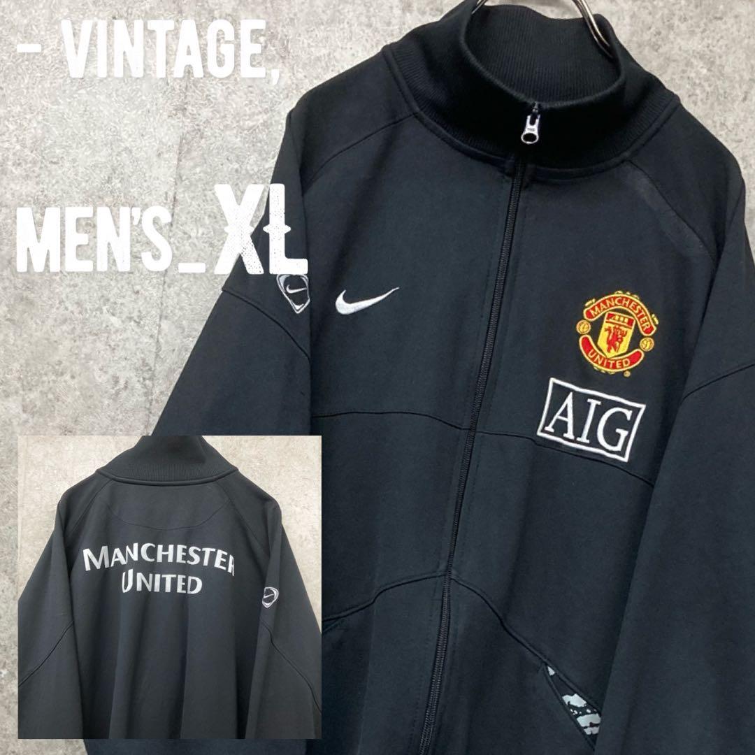 レア《ナイキ》マンチェスターユナイテッド刺繍トラックジャケット