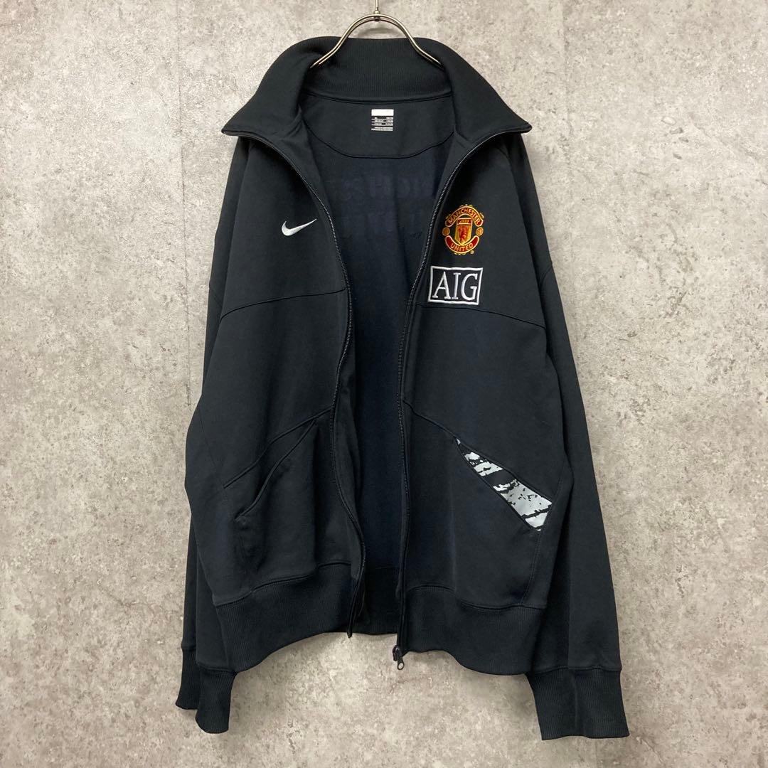 レア《ナイキ》マンチェスターユナイテッド刺繍トラックジャケット