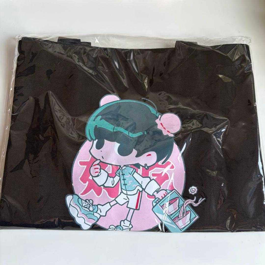 小林千晃 CHIAKISS およ 好吃 TOTE BAG BLACK ULATAKALAKA × 小林千晃 CHIAKISS第2弾 商品詳細 ② ♢ITEM： CHIAKISS