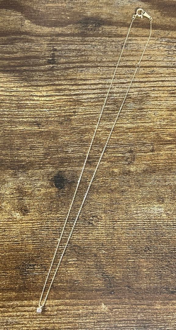 ノジェス　K10 1粒ダイヤ　0.05CT ネックレス