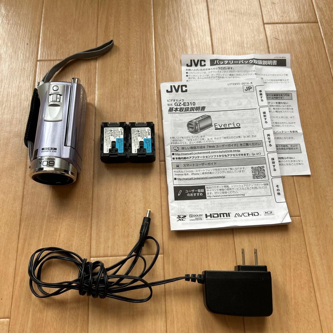 JVC ビクター GZ-E310エブリオ パープルの通販｜beswd.com