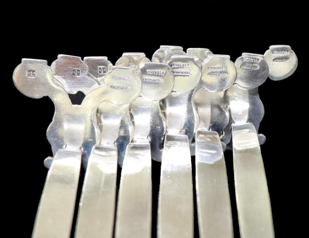 クリストフル ナイフレスト 希少モデル コキーユ 貝殻6個セット箱付き