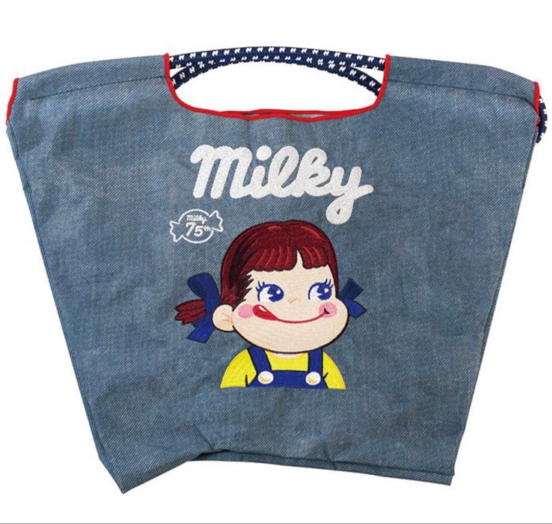 ボールアンドチェーン 不二家 ペコちゃん ミルキー MSサイズ デニム