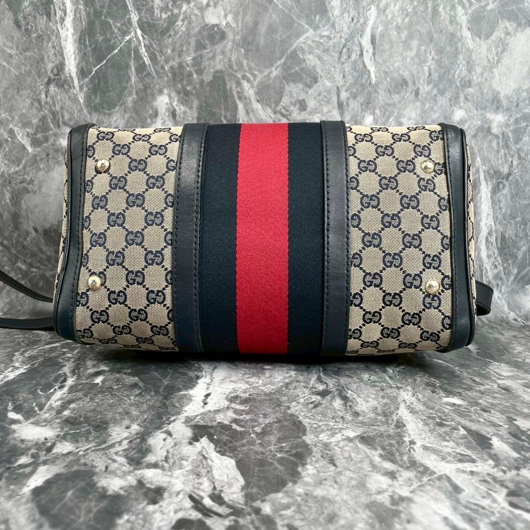 ✨️美品✨GUCCI ボストンバッグ ショルダー 2way シェリーライン ᏩᏩ