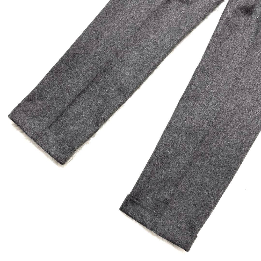✨美品✨24AW✨ビームス フランネル スラックス グレー Lサイズ ✨美品