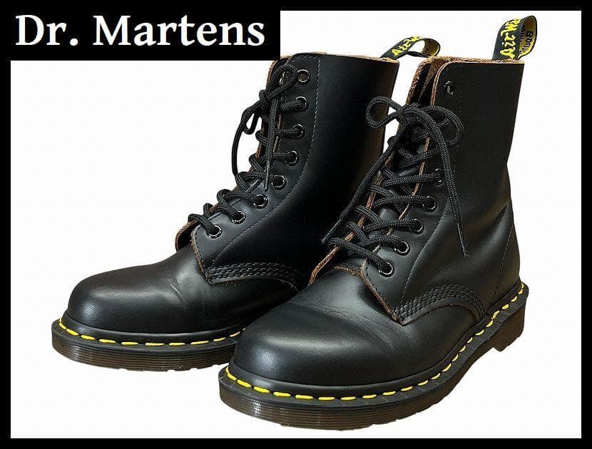 希少 英国製 完全復刻モデル ドクターマーチン 茶芯 8ホール ブーツ