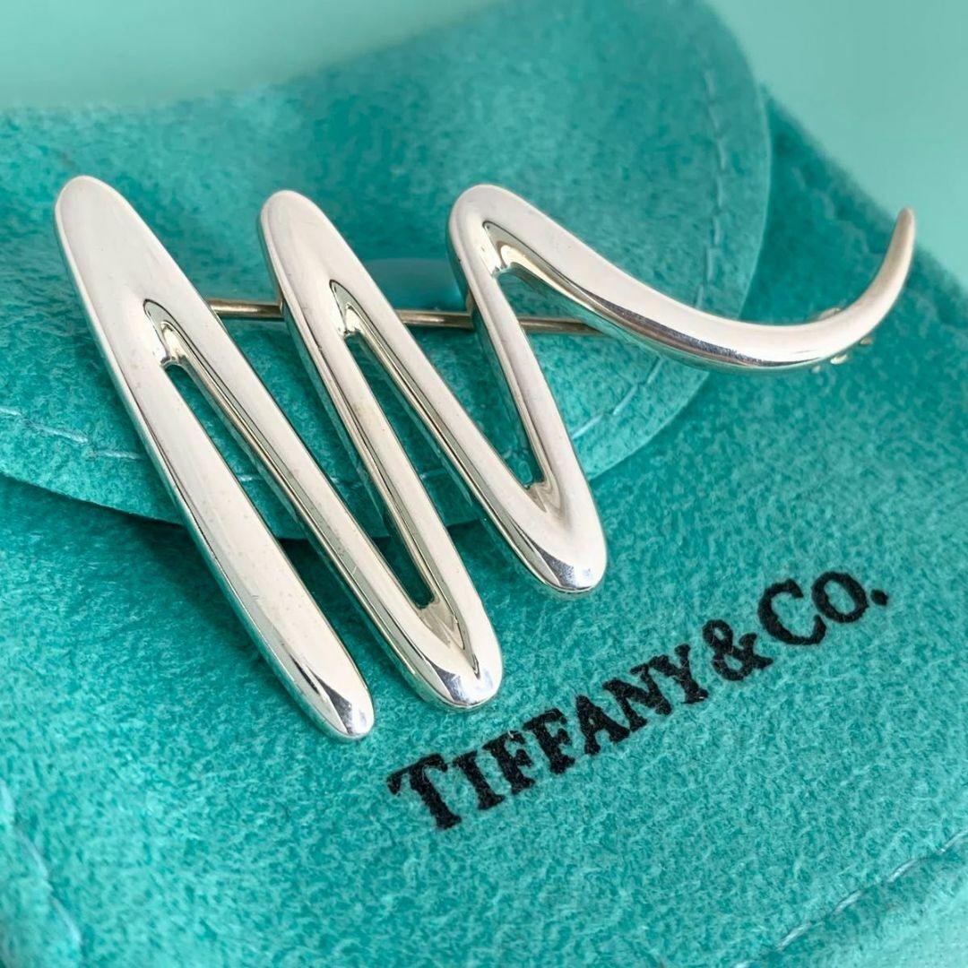 TIFFANY&Co. ティファニー スクリブル ブローチ jx1e TIFFANY&Co.（ティファニー） スクリブル ブローチ シルバー