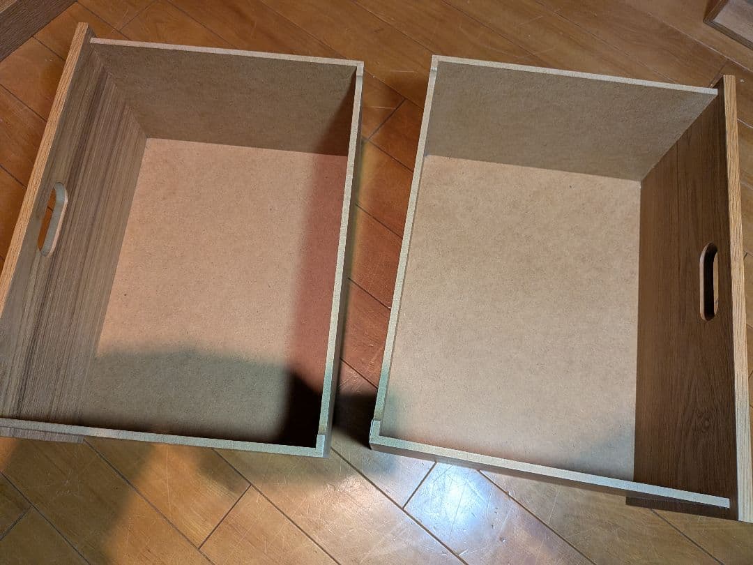 《送料込》無印良品 スタッキングチェスト インサート 引出 オーク ボックス収納