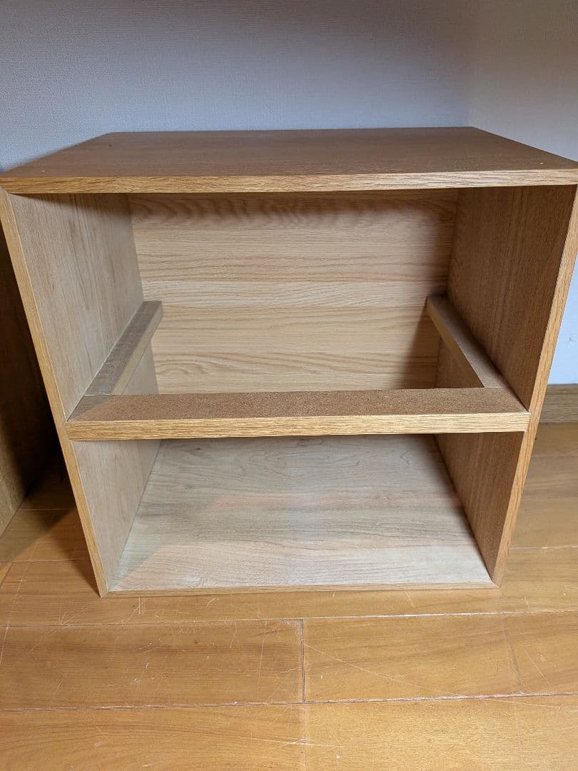 《送料込》無印良品 スタッキングチェスト インサート 引出 オーク ボックス収納