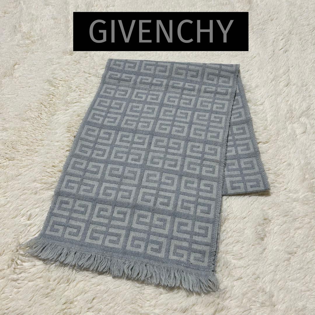 GIVENCHY ジバンシィ モノグラム GG柄 総柄 マフラー グレー - メルカリ