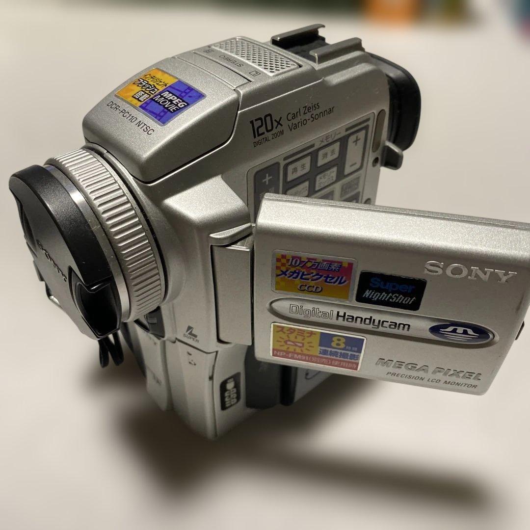 動作品　SONY miniDV HANDYCAM DCR-PC110 ④ Amazon | ソニー(SONY) ソニー デジタルビデオカメラ DCR-PC110 miniDV