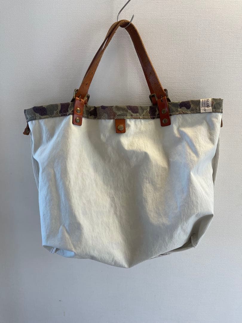 SLOW スロウ コンブナイロントートバッグ 迷彩 コンディション良好