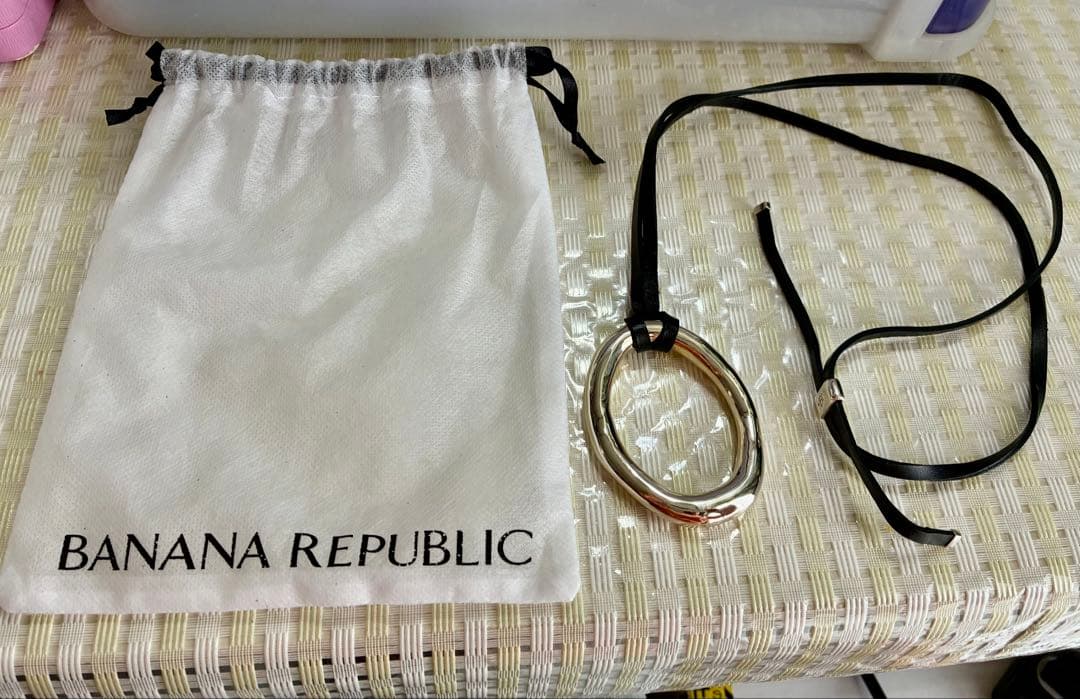 バナナリパブリック 岸さん着用ネックレス 美品 シルバー ユニセックス