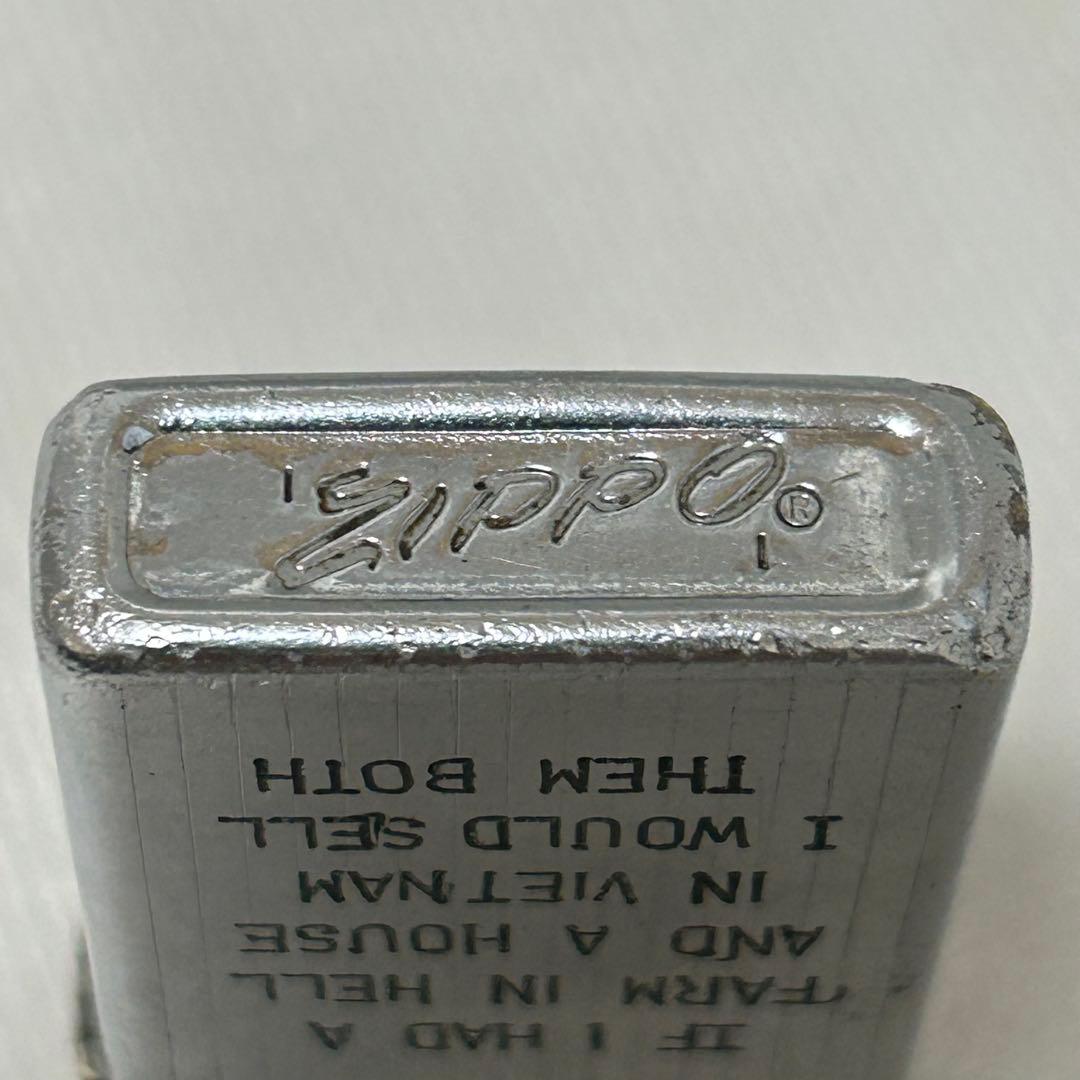 1972年製 ベトナム 戦争 zippo ライター KONTUM ビンテージ - メルカリ