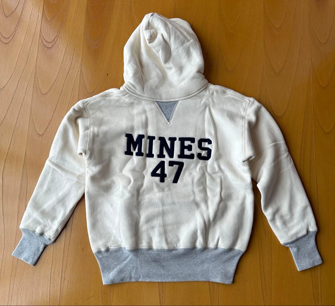 ヘラーズカフェ ダブルフェイスパーカ ウエアハウス アップリケ サイズ