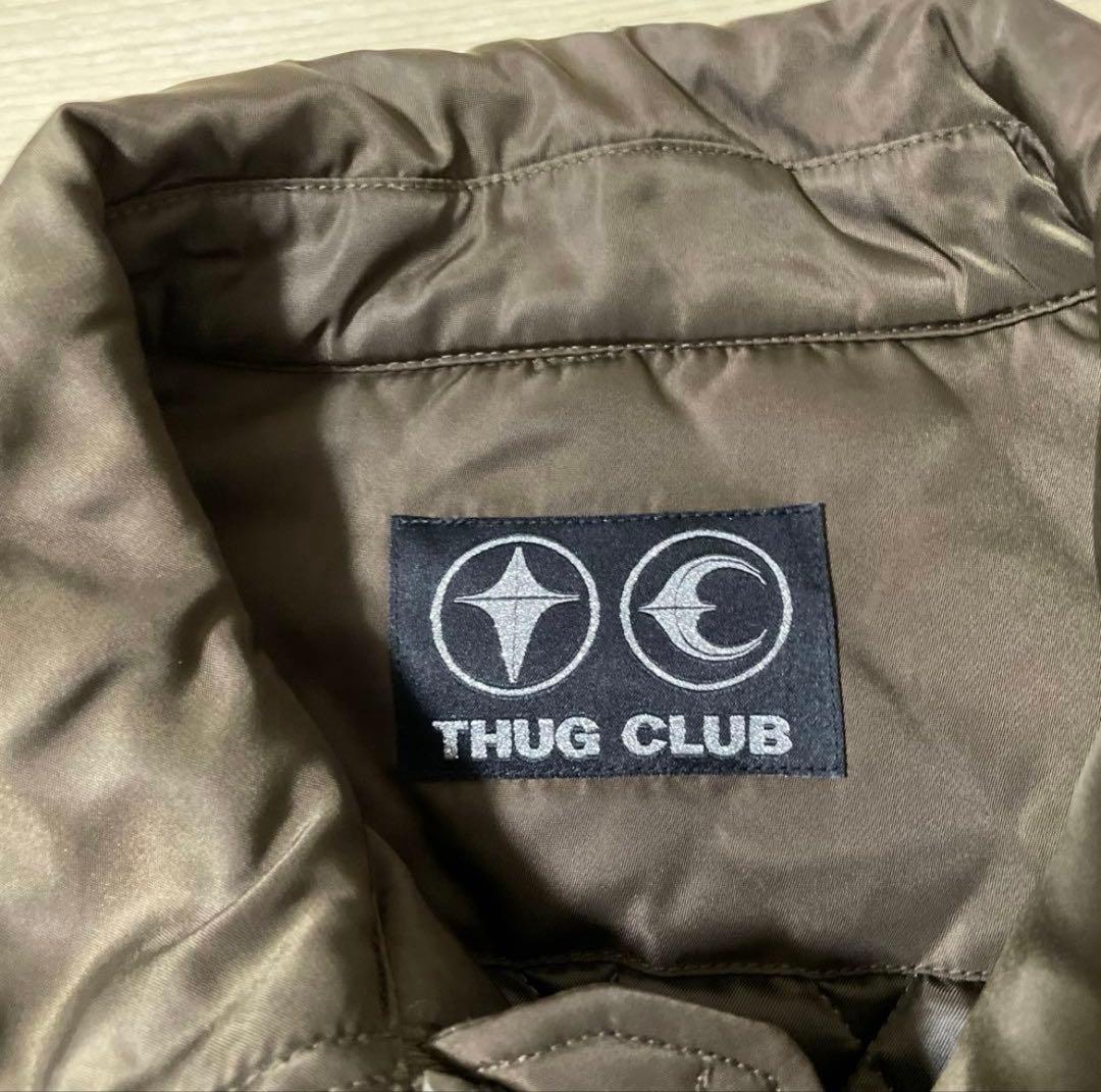 THUG THUG CLUB ブラウン MA-1 フライトジャケット CLUB MA-1