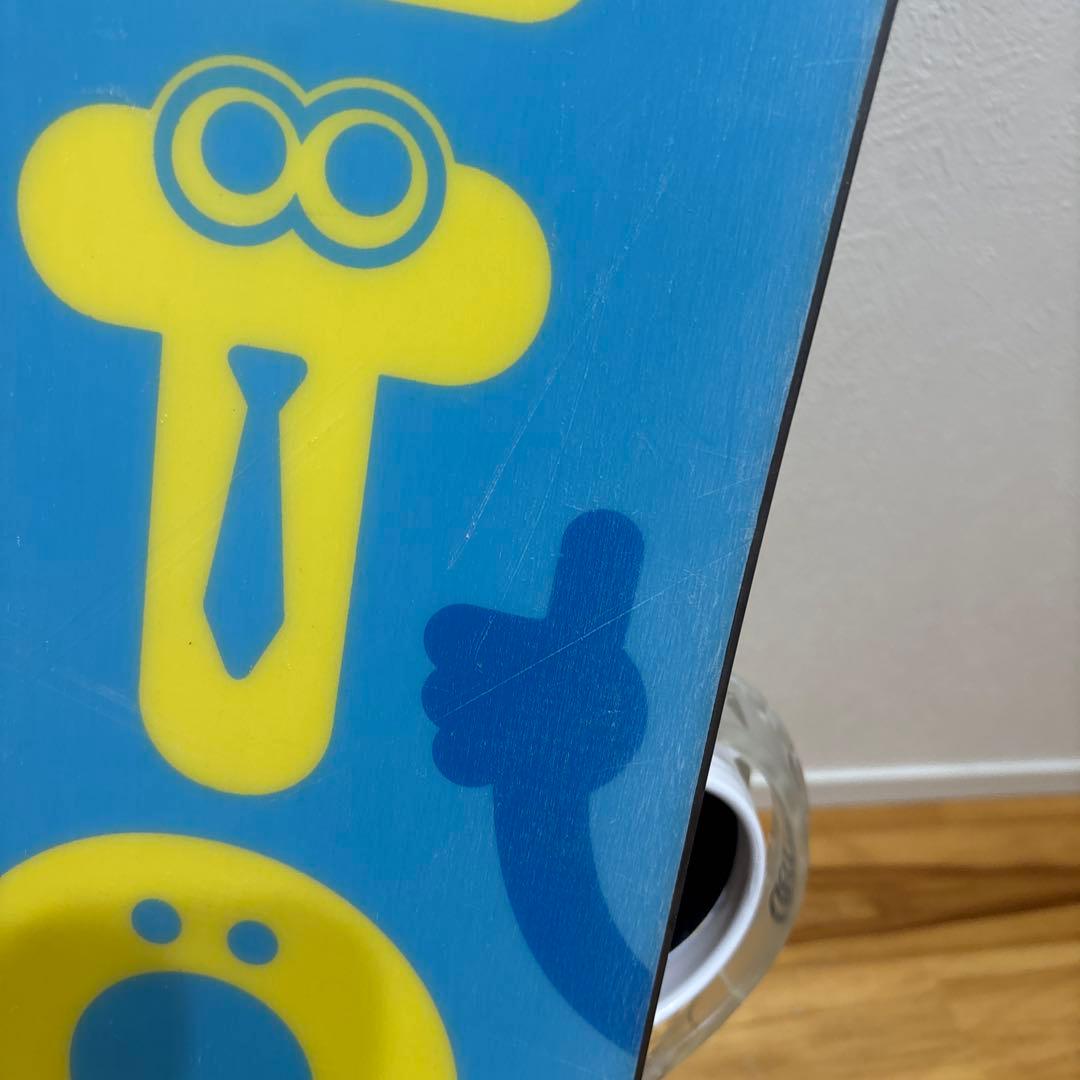 Burton スノーボードセットキッズ イエロー/パープル 100センチの通販