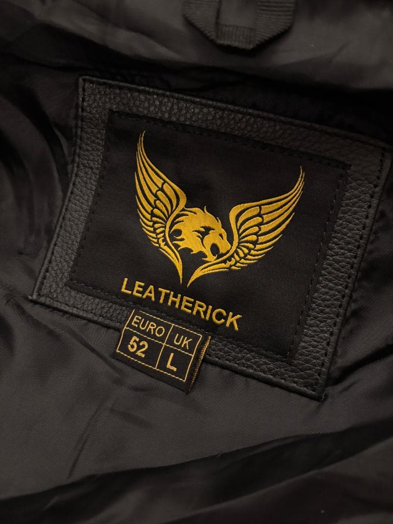 \"Leatherick\" Leather Vest L / レザー ベスト