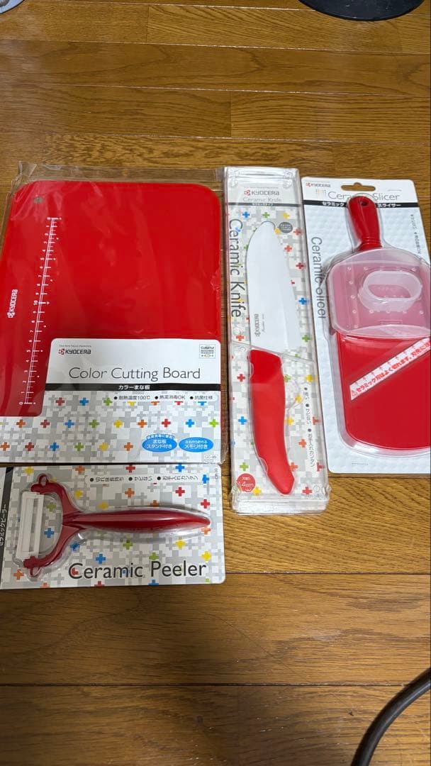 Kyocera 京セラ セラミック 包丁 スライサー ピーラー 4点セット