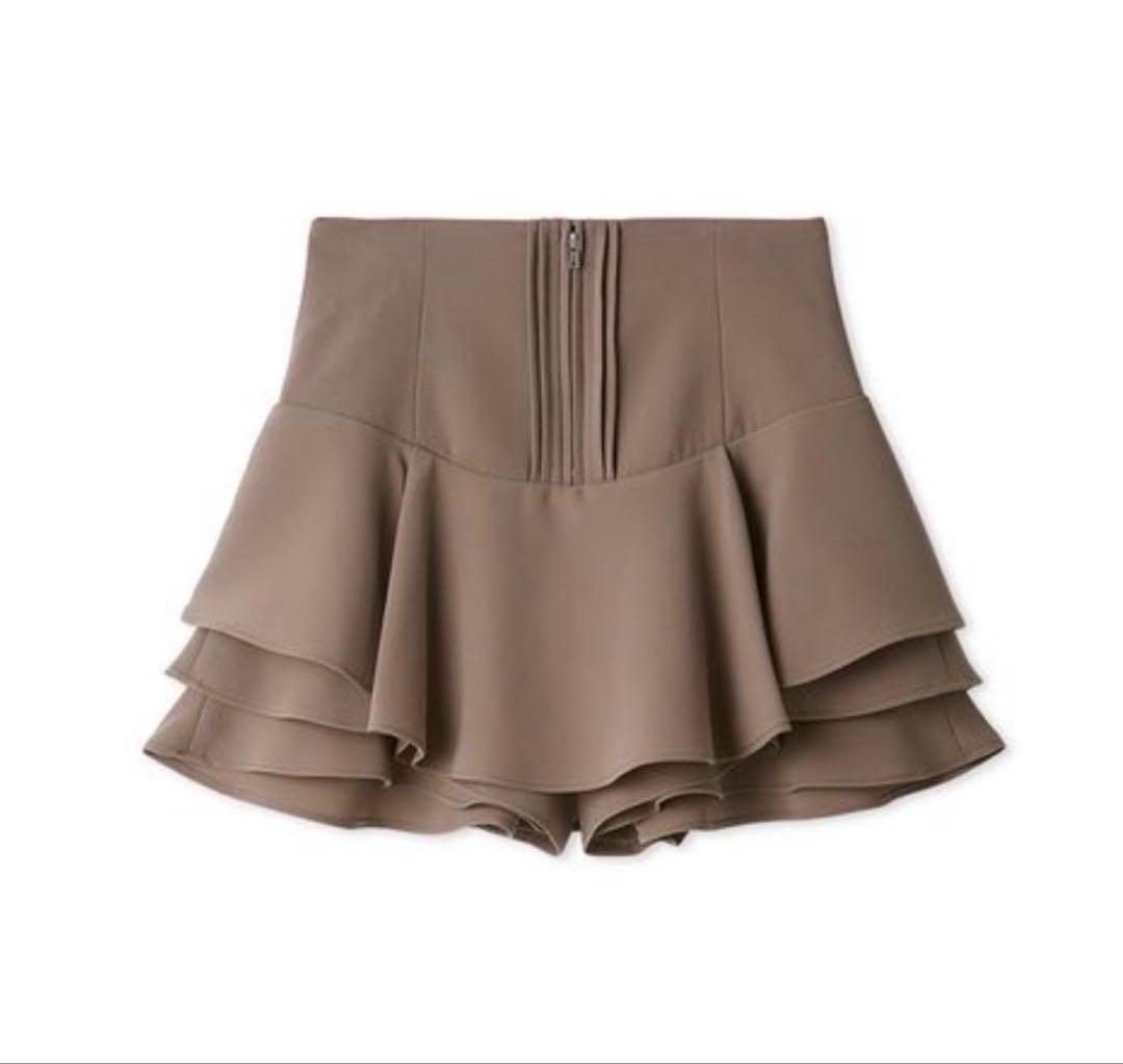 SNIDEL レイヤードフリルミニスカショーパンMOC 0【00】サイズ - メルカリ