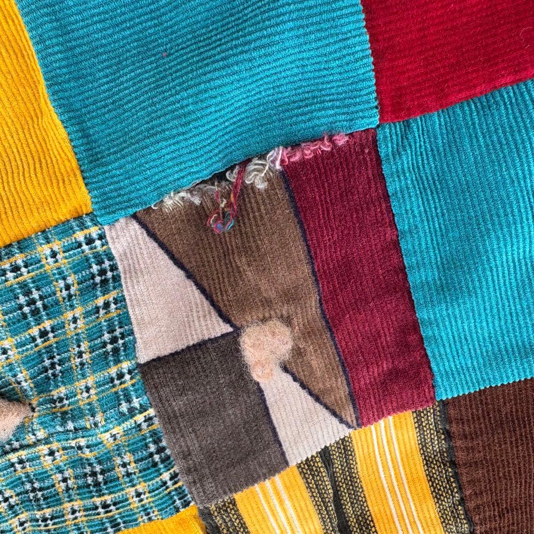 USA Vintage】パッチワーク 布 ブランケット キルト ラグの通販｜beswd.com