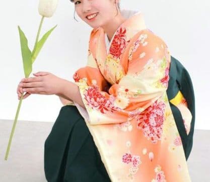 着付け小物セット付160.身長153cmくらい_京越小学校卒業式袴セット