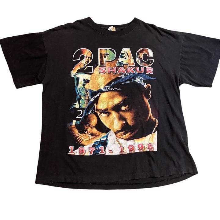 ビンテージ 90年代 90s 2pac tシャツ ラップ ヒップホップ xxl - メルカリ