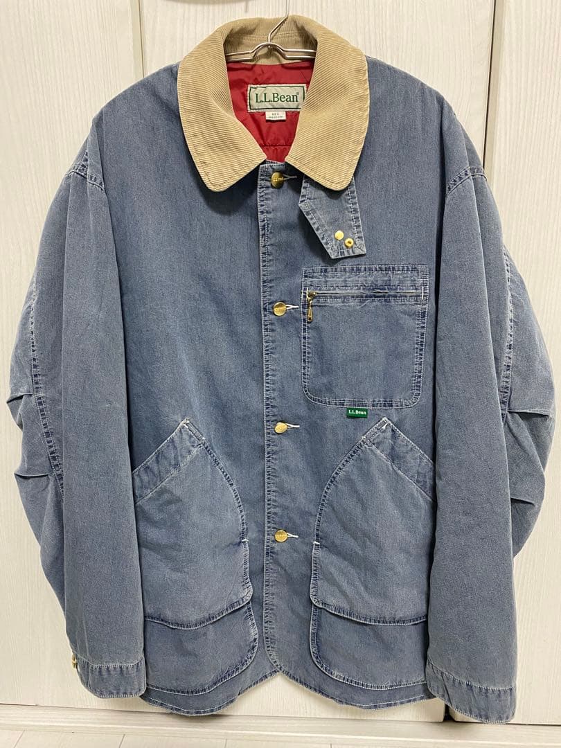 L.L.Bean デニムブルー カバーオール REG MEDIUM
