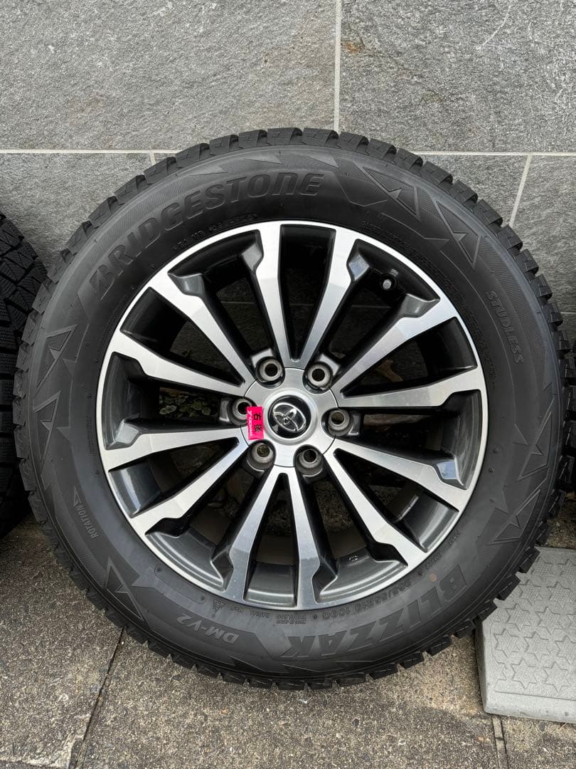 専用 超美品！150系プラド 19インチ純正ホイール+スタッドレスタイヤ