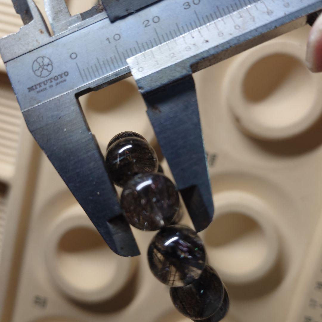 よっともくん様分☆二酸化チタンリアルブラックルチルクォーツ 偽物だ