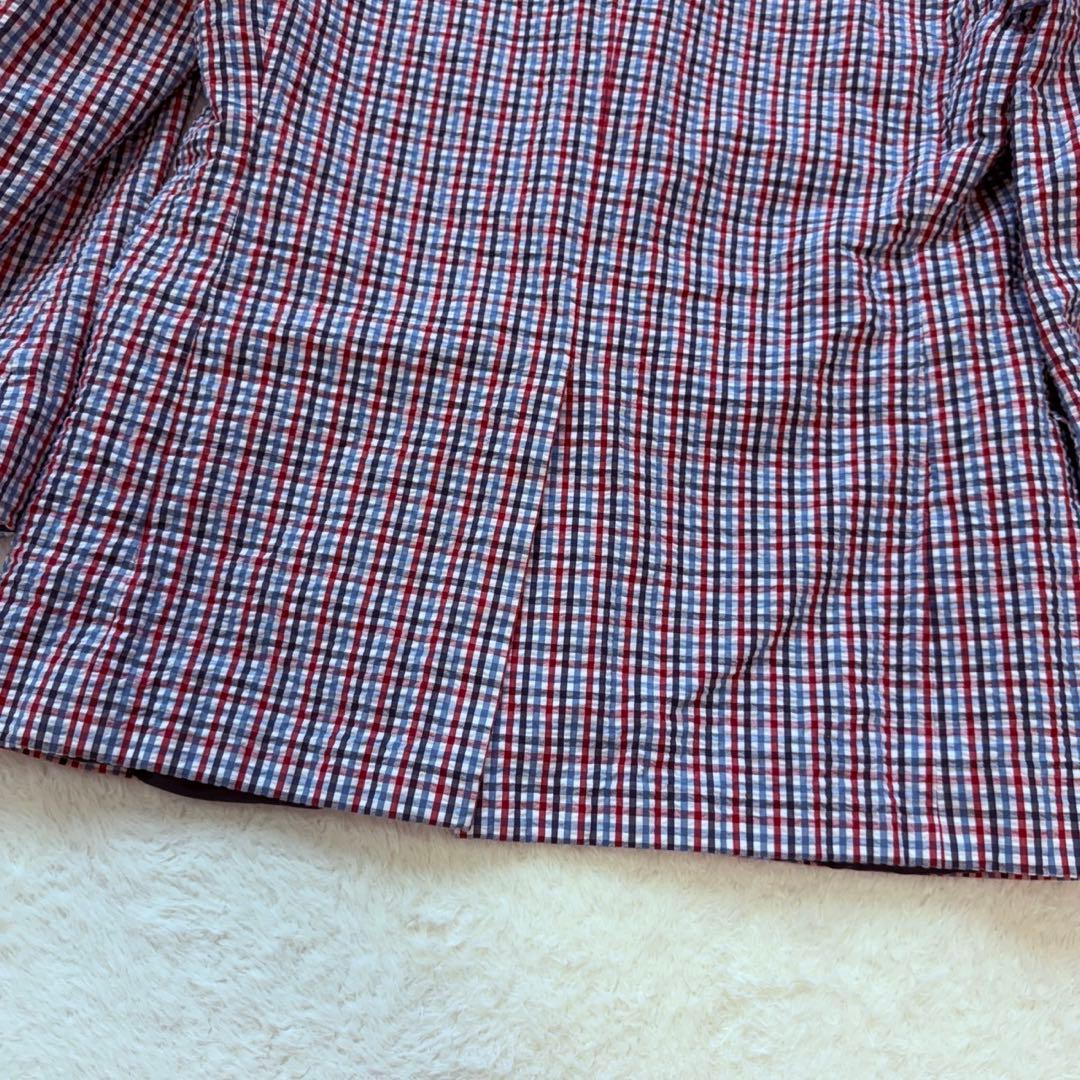 1818 brooks brothers テーラードジャケット シアサッカー - メルカリ