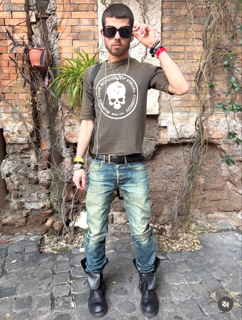 01ss 初期 ナンバーナイン スカル Tシャツ - メルカリ