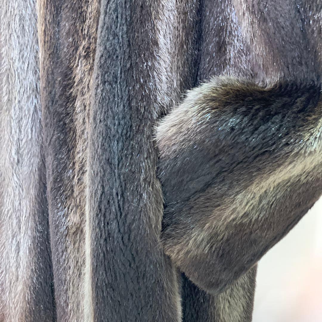 新春　 プライス❣️シェアード　ラクーン　ファー　コート　《貂皮　毛皮　大衣》