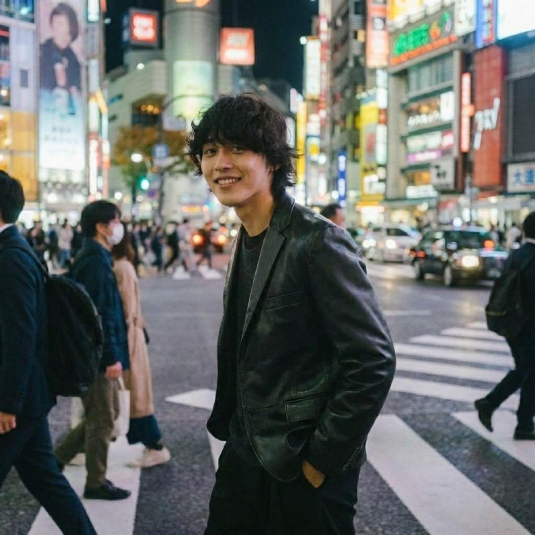 00s vintage archive lamb leather jacket - メルカリ