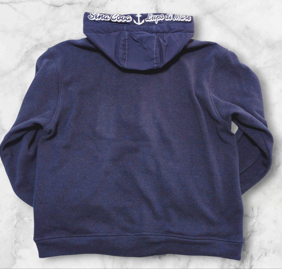 SINA COBA ジップパーカー ネイビー サイズXL idaproductions.ch