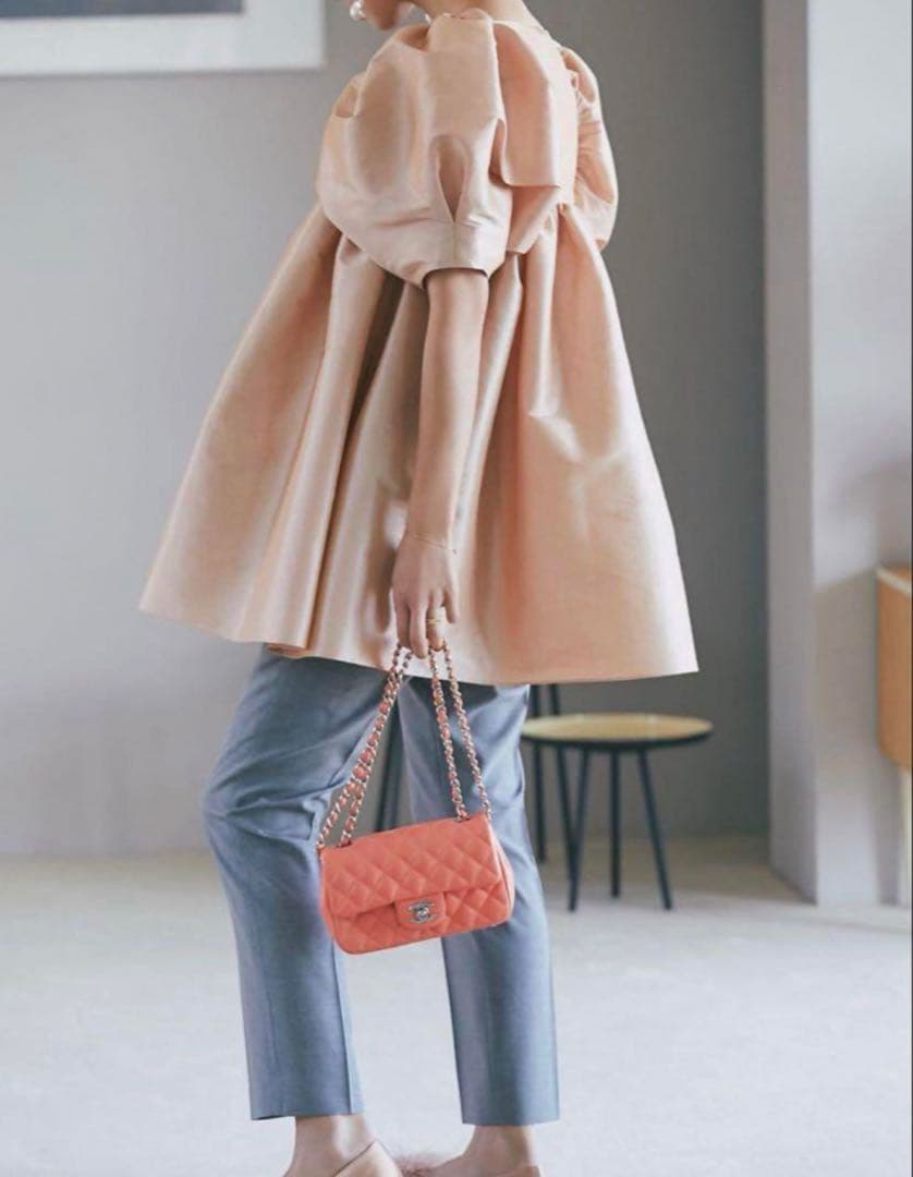 試着のみ】Seventen ストレッチサテンボリュームチュニック