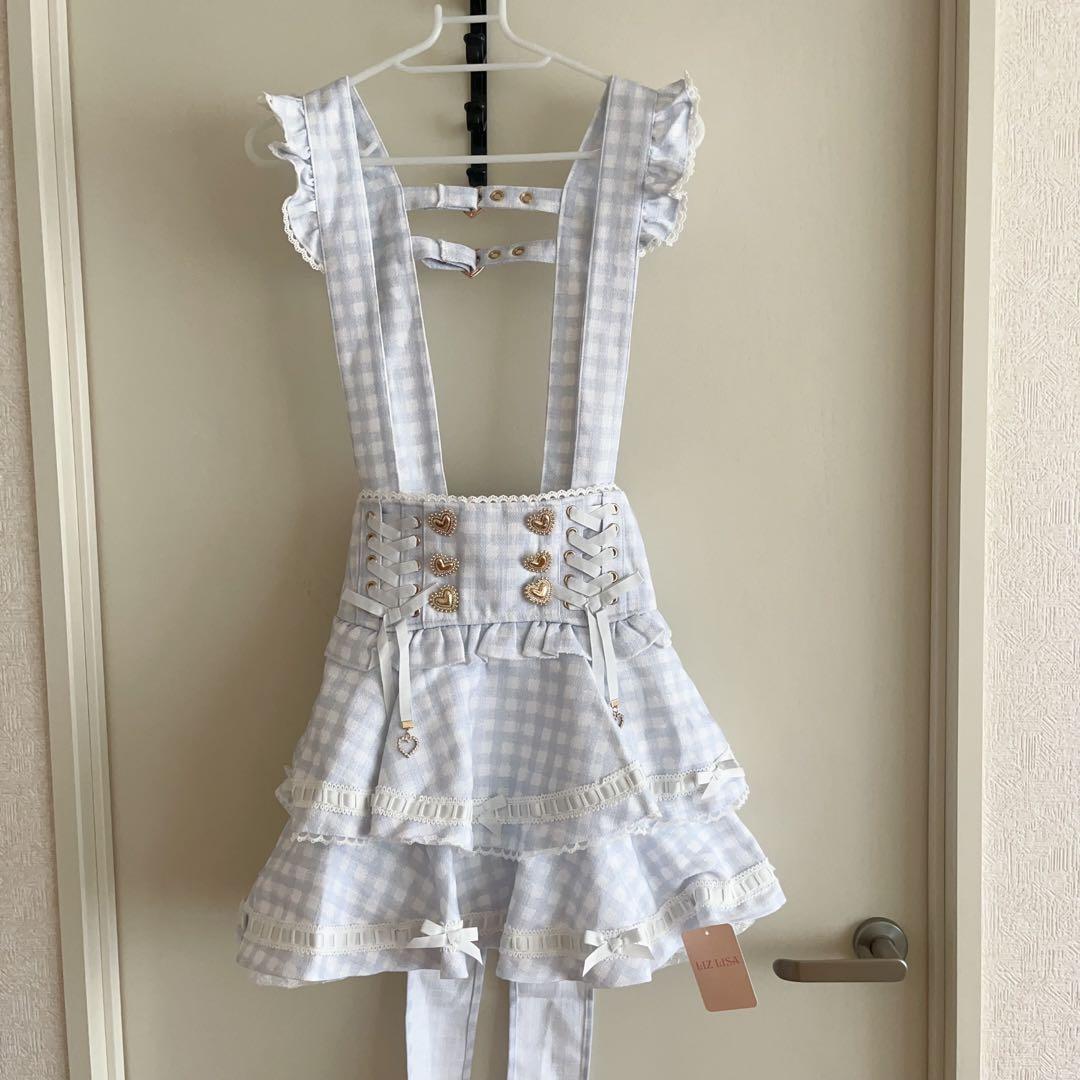Liz Lisa はしごリボンチェックティアードスカパン - メルカリ