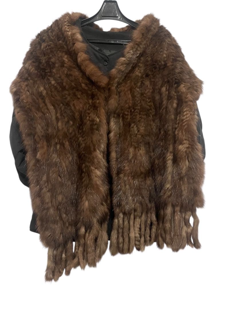 伊太利屋　ミンク　リアルファー　マフラー　ショール　ストール　ヴィンテージ　和装 IA-195 ミンク 毛皮 リアルファーマフラー ストール 和装 洋装 首巻き